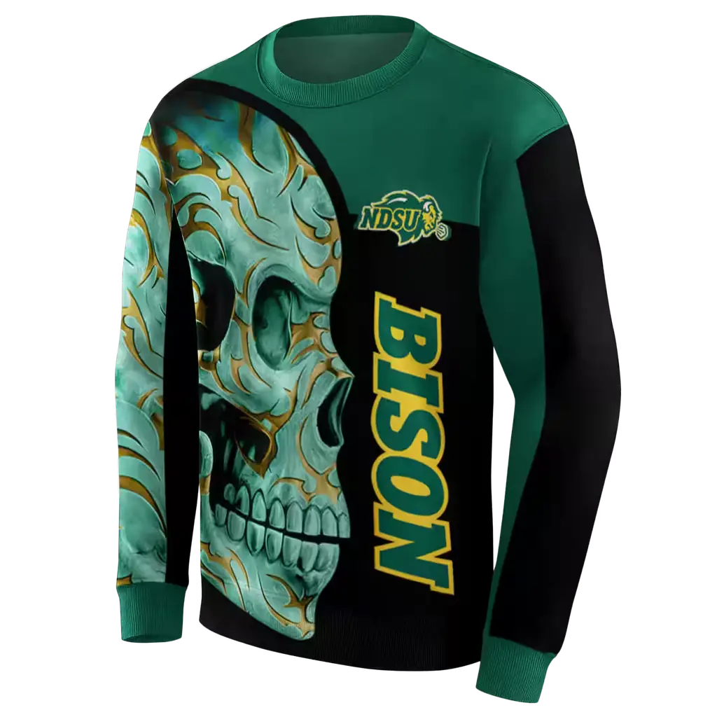 north dakota state bison skull motif green black hoodie new arrival north dakota state bison skull motif green black hoodie new arrival