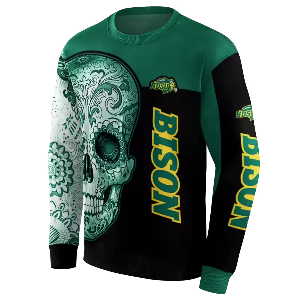 north dakota state bison sugar skull green black hoodie new arrival north dakota state bison sugar skull green black hoodie new arrival