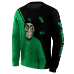 north texas mean green achmed skull green hoodie best selling