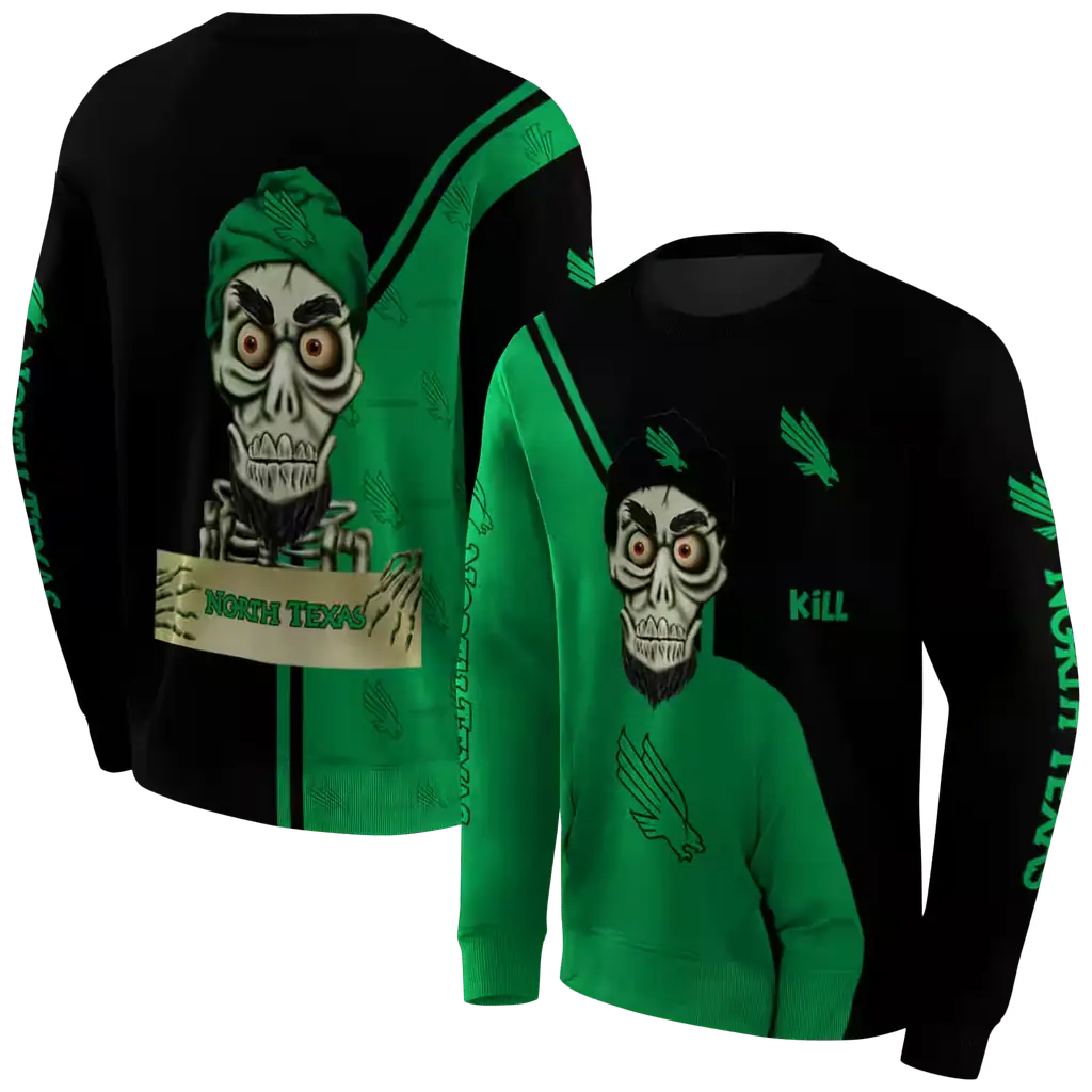 north texas mean green achmed skull green hoodie premium grade north texas mean green achmed skull green hoodie premium grade