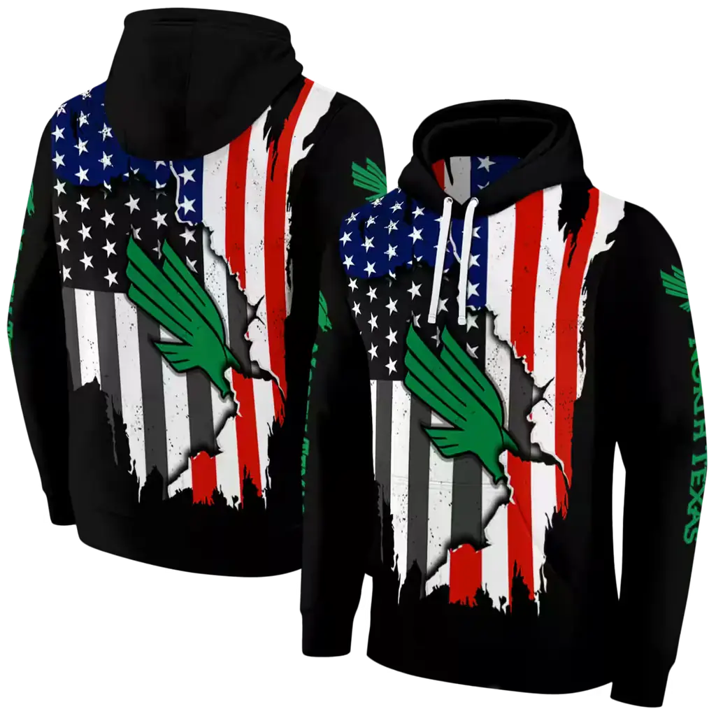 north texas mean green american pride black hoodie fashion forward north texas mean green american pride black hoodie fashion forward