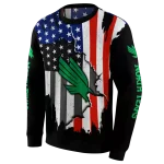 north texas mean green american pride black hoodie best selling