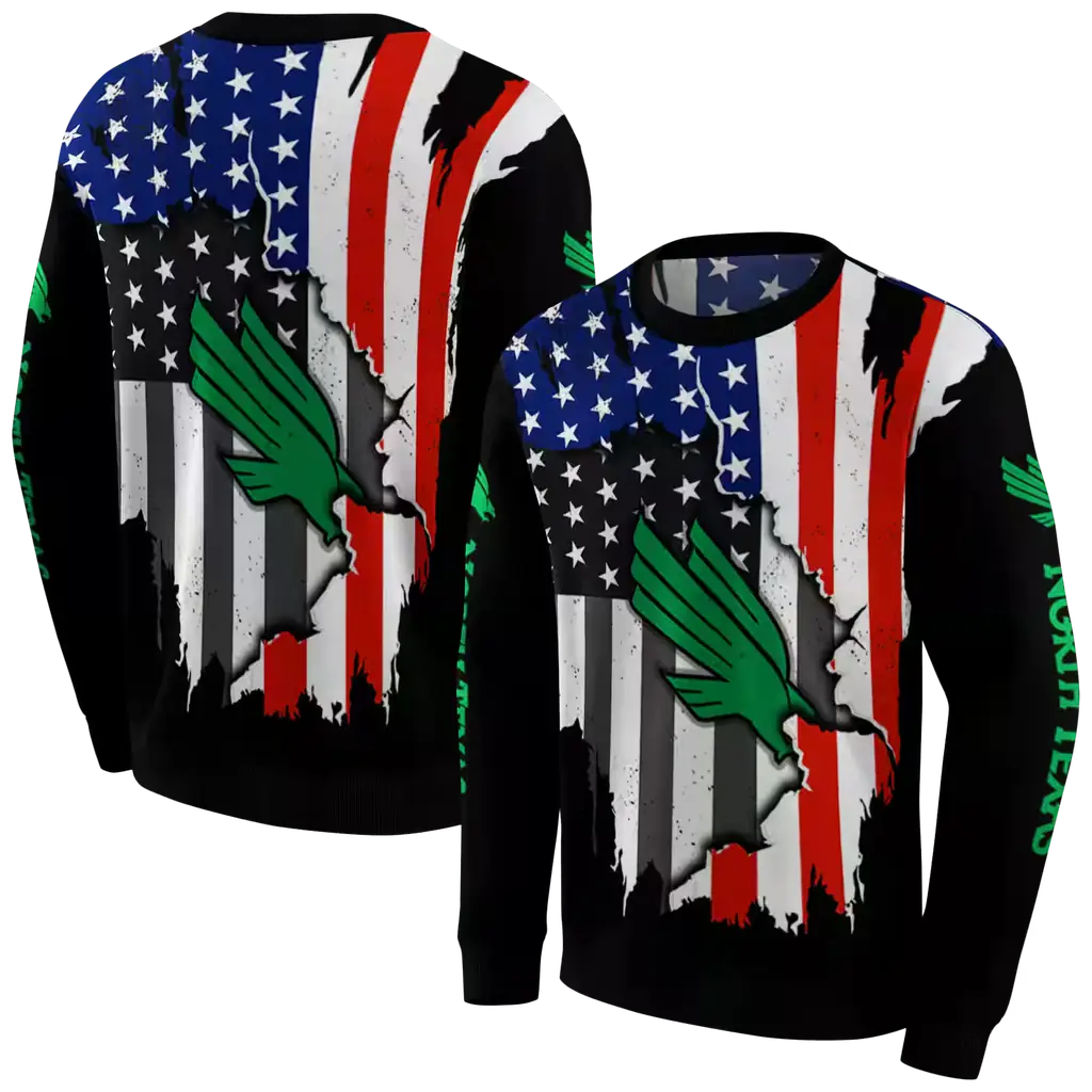 north texas mean green american pride black hoodie premium grade north texas mean green american pride black hoodie premium grade
