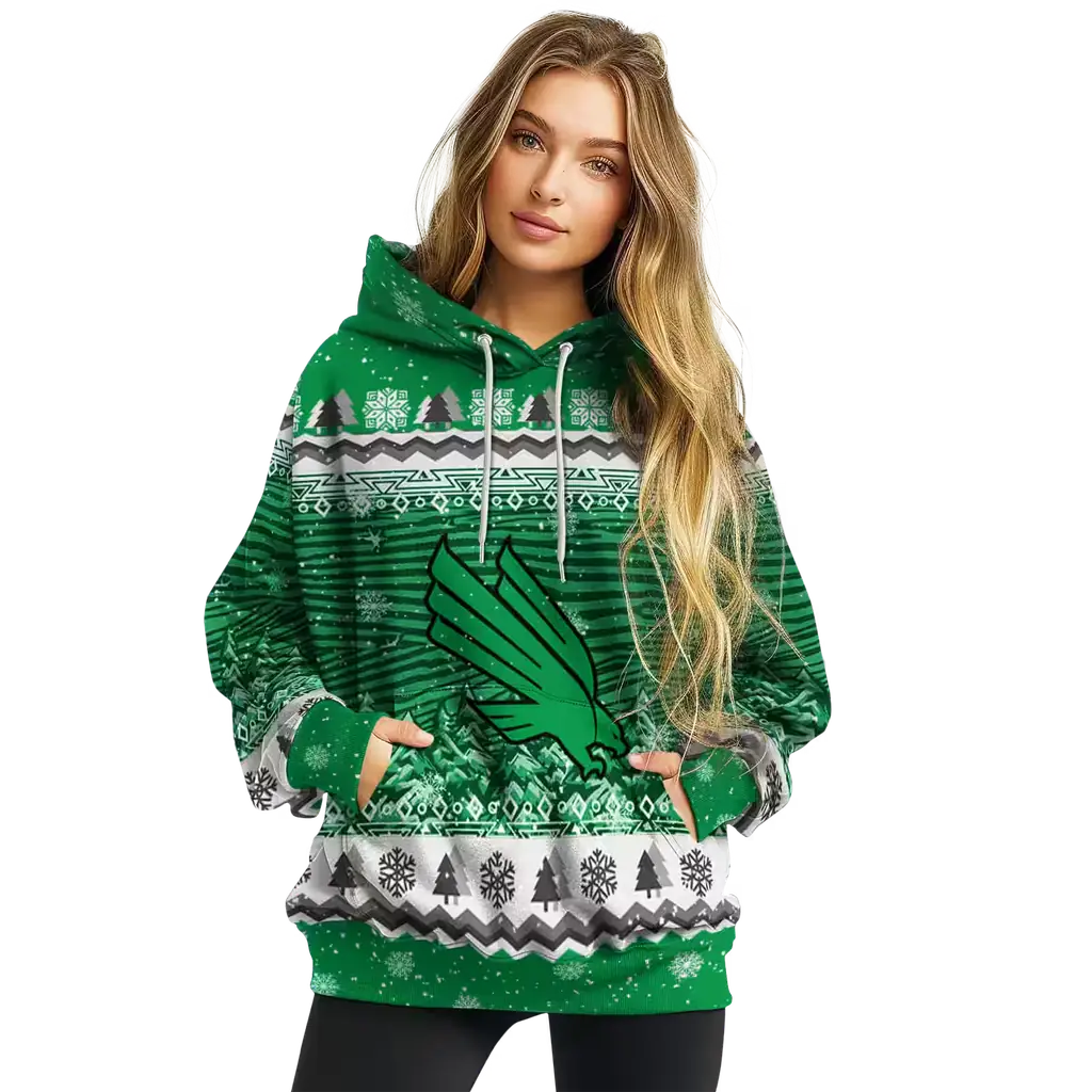 north texas mean green christmas trees green hoodie high quality north texas mean green christmas trees green hoodie high quality
