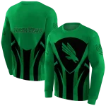 north texas mean green concentric lines green black hoodie best selling