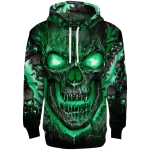 north texas mean green demonic skull green black hoodie best selling