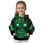 north texas mean green demonic skull green black hoodie best selling