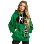 north texas mean green football heartbeat green hoodie best selling