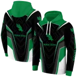 north texas mean green futuristic pattern green black hoodie best selling