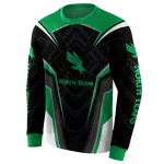 north texas mean green futuristic pattern green black hoodie best selling