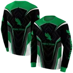 north texas mean green futuristic pattern green black hoodie best selling