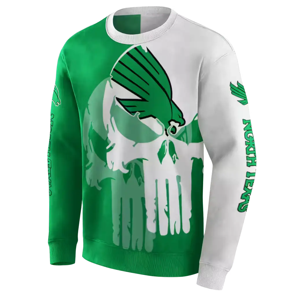 north texas mean green graphic punisher green white hoodie new arrival north texas mean green graphic punisher green white hoodie new arrival