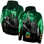 north texas mean green halloween vibes green black hoodie best selling