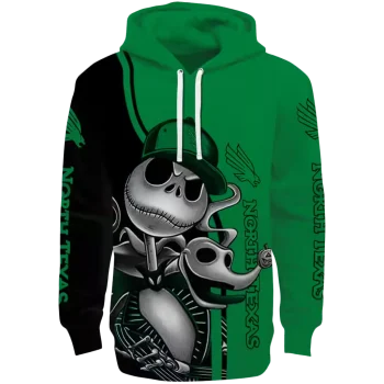 north texas mean green jack skellington green hoodie best selling