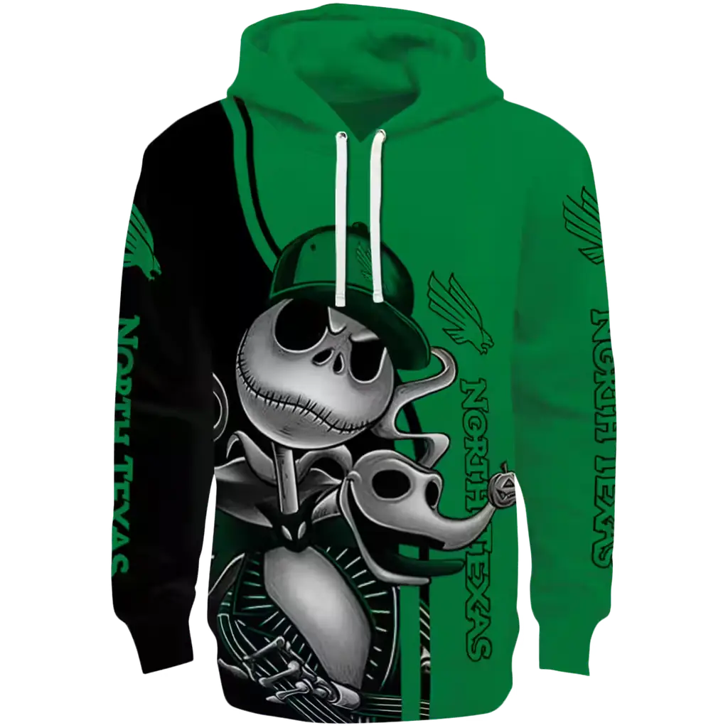 north texas mean green jack skellington green hoodie best selling north texas mean green jack skellington green hoodie best selling