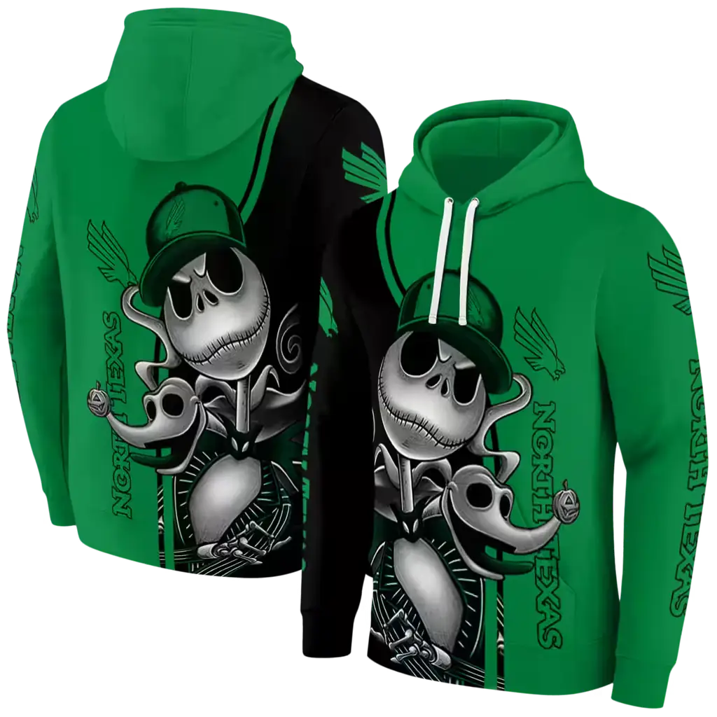 north texas mean green jack skellington green hoodie fashion forward north texas mean green jack skellington green hoodie fashion forward