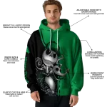 north texas mean green jack skellington green hoodie best selling