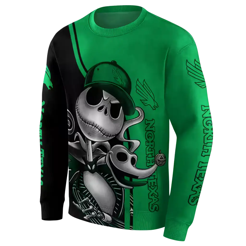 north texas mean green jack skellington green hoodie new arrival north texas mean green jack skellington green hoodie new arrival