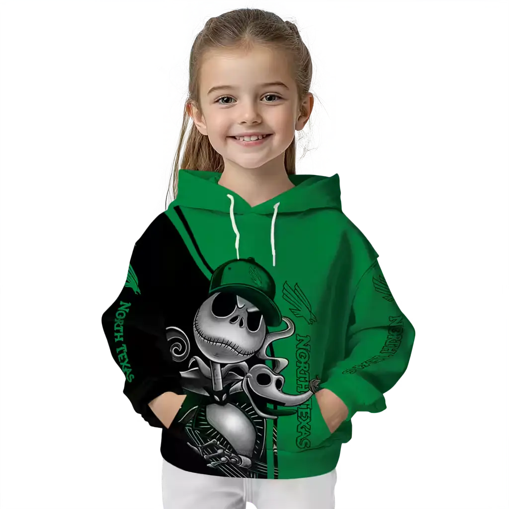 north texas mean green jack skellington green hoodie top rated north texas mean green jack skellington green hoodie top rated