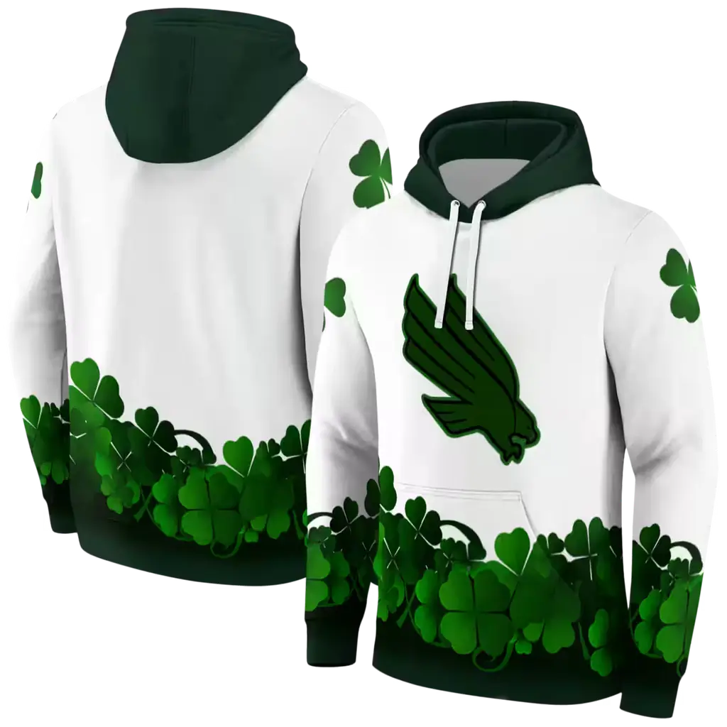 north texas mean green lucky motif white green hoodie fashion forward north texas mean green lucky motif white green hoodie fashion forward