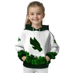 north texas mean green lucky motif white green hoodie best selling