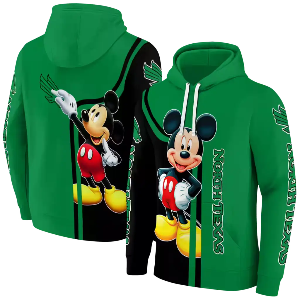 north texas mean green mickey mouse green black hoodie fashion forward north texas mean green mickey mouse green black hoodie fashion forward