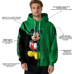 north texas mean green mickey mouse green black hoodie best selling
