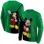 north texas mean green mickey mouse green black hoodie best selling