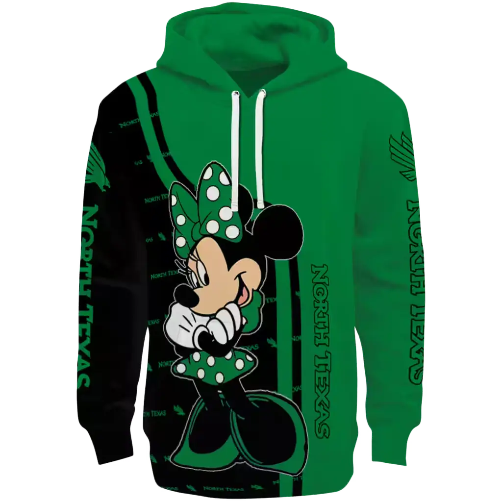north texas mean green minnie mouse green hoodie best selling north texas mean green minnie mouse green hoodie best selling