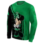 north texas mean green minnie mouse green hoodie best selling