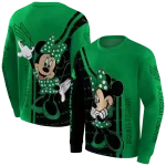 north texas mean green minnie mouse green hoodie best selling