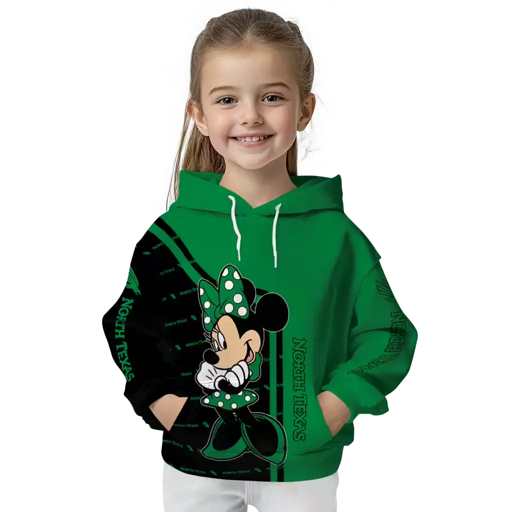 north texas mean green minnie mouse green hoodie top rated north texas mean green minnie mouse green hoodie top rated