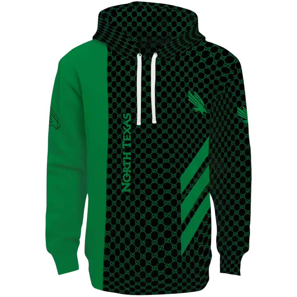 north texas mean green monogram pattern green hoodie best selling north texas mean green monogram pattern green hoodie best selling