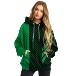 north texas mean green monogram pattern green hoodie best selling