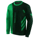 north texas mean green monogram pattern green hoodie best selling