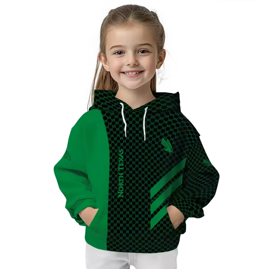 north texas mean green monogram pattern green hoodie top rated north texas mean green monogram pattern green hoodie top rated