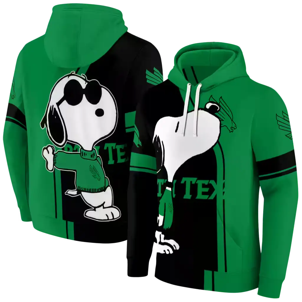 north texas mean green playful snoopy green hoodie fashion forward north texas mean green playful snoopy green hoodie fashion forward