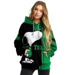 north texas mean green playful snoopy green hoodie best selling