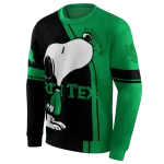 north texas mean green playful snoopy green hoodie best selling