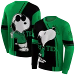north texas mean green playful snoopy green hoodie best selling