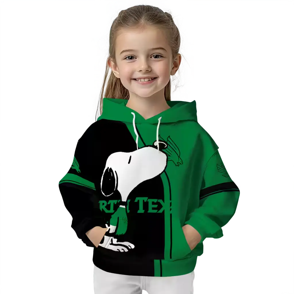 north texas mean green playful snoopy green hoodie top rated north texas mean green playful snoopy green hoodie top rated