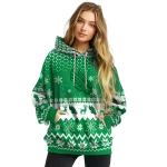 north texas mean green reindeer motif green hoodie best selling