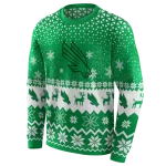 north texas mean green reindeer motif green hoodie best selling