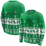 north texas mean green reindeer motif green hoodie best selling