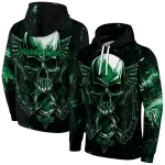 north texas mean green skull artwork green black hoodie best selling