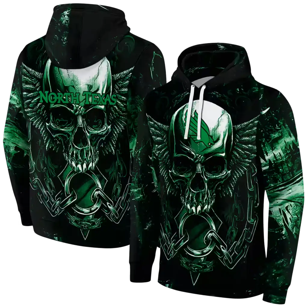 north texas mean green skull artwork green black hoodie fashion forward north texas mean green skull artwork green black hoodie fashion forward