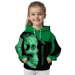 north texas mean green skull motif green black hoodie best selling