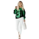 north texas mean green skull motif green black hoodie best selling