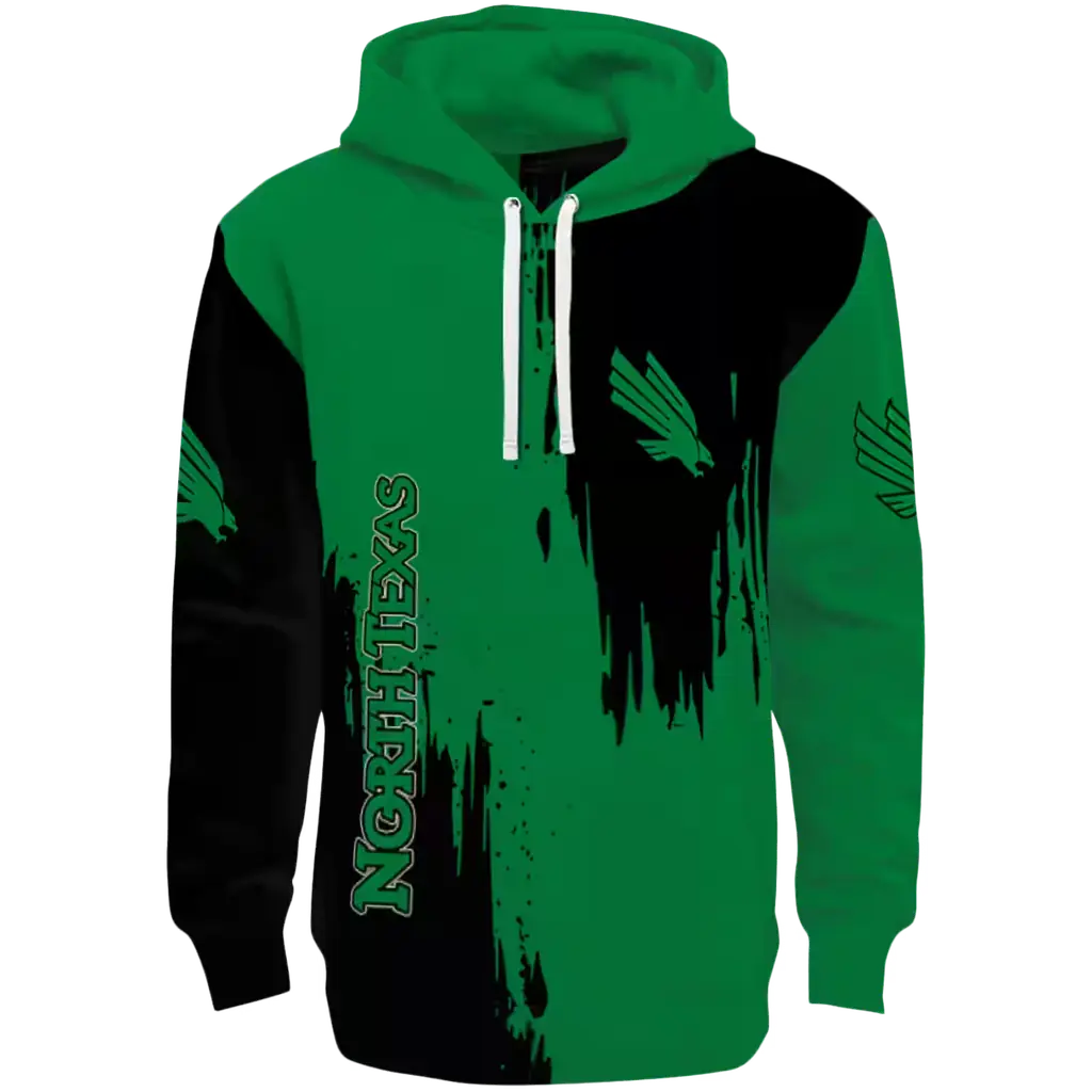 north texas mean green splatter effect green hoodie best selling north texas mean green splatter effect green hoodie best selling