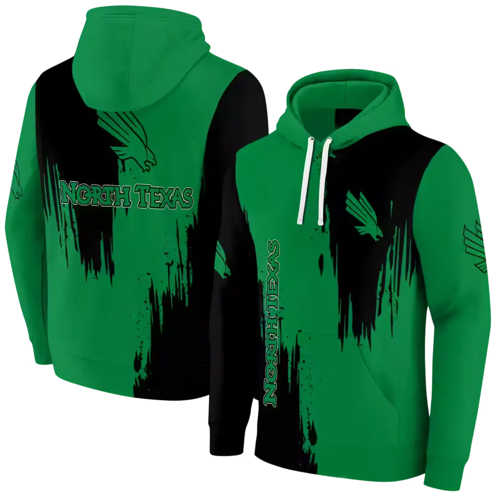 north texas mean green splatter effect green hoodie fashion forward north texas mean green splatter effect green hoodie fashion forward